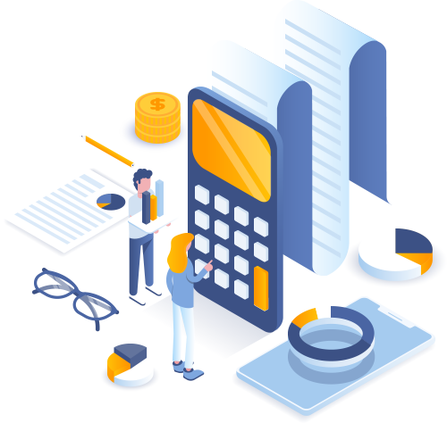 Financial services illustration